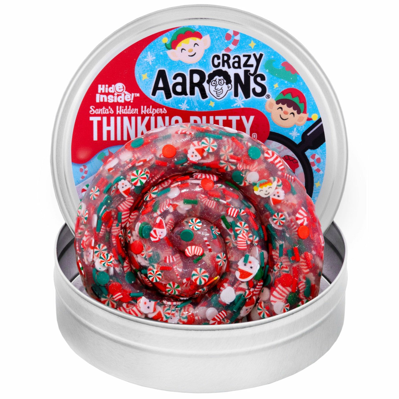 Santa's Hidden Helpers Hide Inside!®