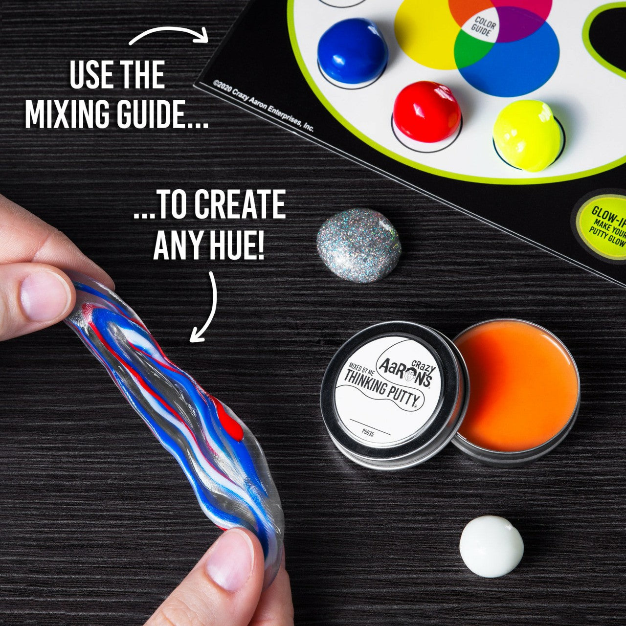 Glow in the Dark Mixed by Me Thinking Putty® Updated Kit