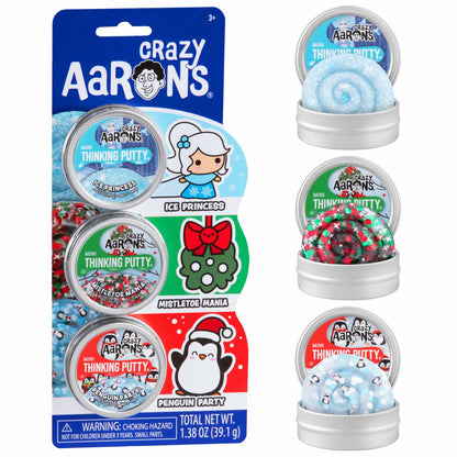 Christmas 2" Fidget Three Pack